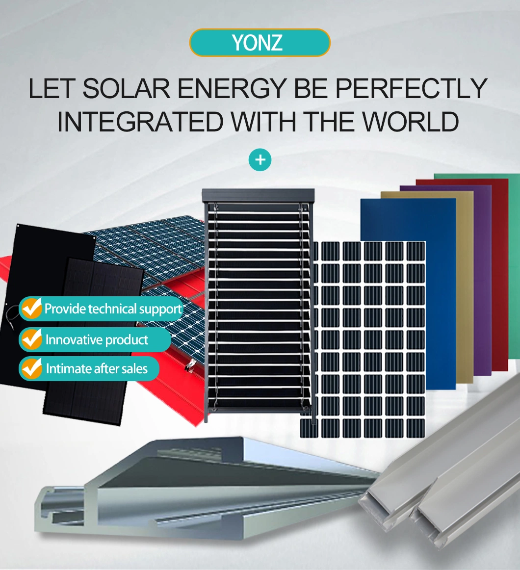 Aluminum Extrusion Profile Solar Panel Frame for PV Module with Excellent Quality